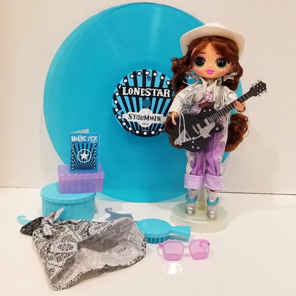 L.O.L. Surprise! O.M.G. Remix Lonestar Doll & Accessories, EUC - Picture 8 of 13